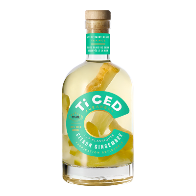 Les Rhums de Ced Rum arrangé - Ti Ced - Citron Gingembre Les Rhums de Ced Rum arrangé - Ti Ced - Citron Gingembre