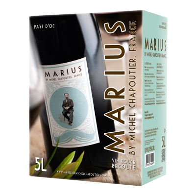 Marius By M. Chapoutier - Grenache Syrah 2025 - Pays d'Oc - Rotwein - 5L Languedoc Roussillon Marius By M. Chapoutier - Grenache Syrah 2025 - Pays d'Oc - Rotwein - 5L Languedoc Roussillon