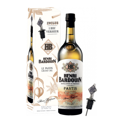 Distilleries et Domaines de Provence Pastis Henri Bardouin + Bec Verseur Sous Etui Distilleries et Domaines de Provence Pastis Henri Bardouin + Bec Verseur Sous Etui