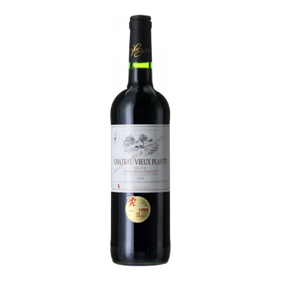 Château Vieux Planty - Château Vieux Planty 2020 - Blaye - Côtes de Bordeaux - Rotwein - 0.75L Bordeaux Château Vieux Planty - Château Vieux Planty 2020 - Blaye - Côtes de Bordeaux - Rotwein - 0.75L Bordeaux