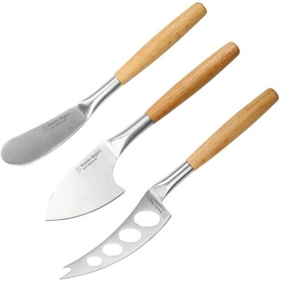 Stanley Rogers Käsemesser-Set für Frisch-, Weich- und Hartkäse, 3-teilig Stanley Rogers Käsemesser-Set für Frisch-, Weich- und Hartkäse, 3-teilig
