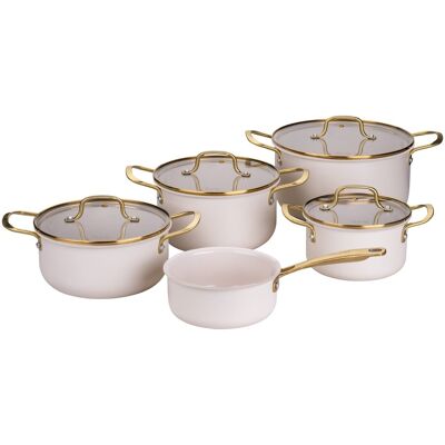 Fackelmann Pamela Reif Kochgeschirr-Set Signature, 9-teilig – 20% Rabatt mit... Fackelmann Pamela Reif Kochgeschirr-Set Signature, 9-teilig – 20% Rabatt mit...