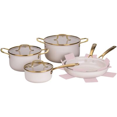 Fackelmann Pamela Reif Kochgeschirr-Set Signature, 10-teilig – 20% Rabatt mit... Fackelmann Pamela Reif Kochgeschirr-Set Signature, 10-teilig – 20% Rabatt mit...