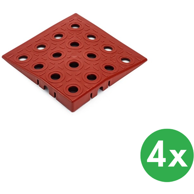 B2B Partner GripTil Eckrampe, 4 Stück, braun B2B Partner GripTil Eckrampe, 4 Stück, braun