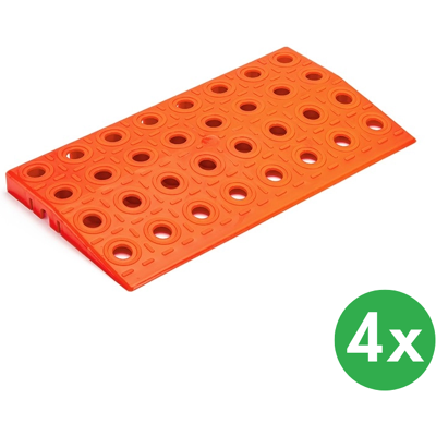 B2B Partner GripTil gerade Rampe, 4 Stück, orange B2B Partner GripTil gerade Rampe, 4 Stück, orange