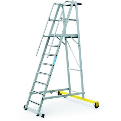 Zarges Klappbare Aluminium-Plattformleiter - 8 Stufen, 2,1 m Zarges Klappbare Aluminium-Plattformleiter - 8 Stufen, 2,1 m
