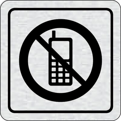B2B Partner Selbstklebendes Tür-Namensschild - Telefonieren verboten B2B Partner Selbstklebendes Tür-Namensschild - Telefonieren verboten