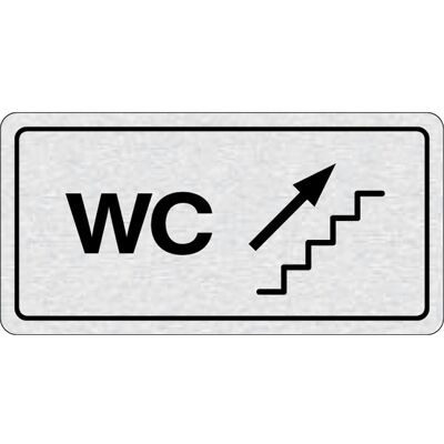 B2B Partner Selbstklebendes Tür-Namensschild - WC oben rechts B2B Partner Selbstklebendes Tür-Namensschild - WC oben rechts