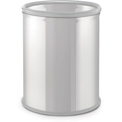 Alda Büro Mülleimer ohne Deckel, Papierkorb, 7 l, weiß Alda Büro Mülleimer ohne Deckel, Papierkorb, 7 l, weiß