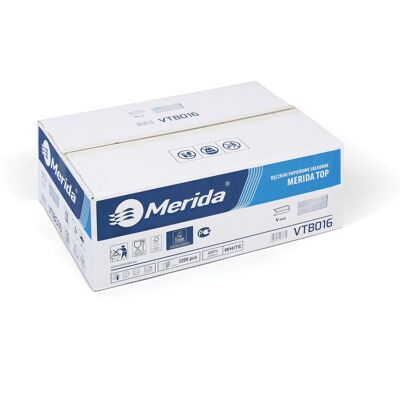 IDEAL Gefaltete Papierhandtücher - Zweilagig Weiß 3200 Stk IDEAL Gefaltete Papierhandtücher - Zweilagig Weiß 3200 Stk