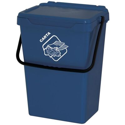 B2B Partner Plastik Mülleimer für mülltrennung, 35 l, blau B2B Partner Plastik Mülleimer für mülltrennung, 35 l, blau