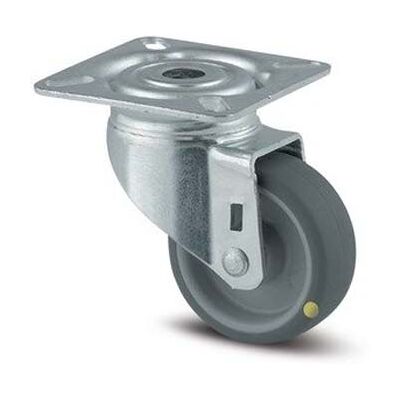 B2B Partner Antistatisches drehbares Armaturenrad TENTE, 50 mm, Scheibe, graues Gummi B2B Partner Antistatisches drehbares Armaturenrad TENTE, 50 mm, Scheibe, graues Gummi