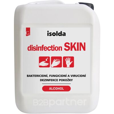 B2B Partner ISOLDA Desinfektion SKIN, Gel für Hände, 5 L B2B Partner ISOLDA Desinfektion SKIN, Gel für Hände, 5 L