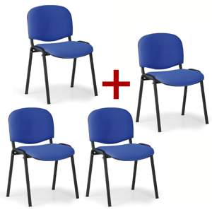 B2B Partner Konferenzstühle VIVA 3+1 GRATIS, blau