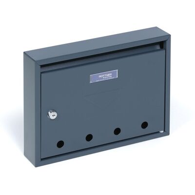 Rottner IMOLA Briefkasten - Stahl, vorne montiert, 240x320mm Rottner IMOLA Briefkasten - Stahl, vorne montiert, 240x320mm