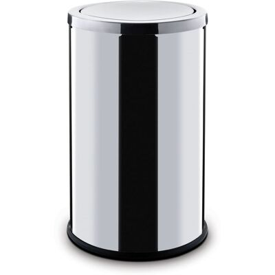 Alda Schwingdeckeleimer, 45 l, Edelstahl glänzend Alda Schwingdeckeleimer, 45 l, Edelstahl glänzend