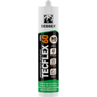 B2B Partner Autoglas-Kleber TECFLEX 60, 290 ml, schwarz B2B Partner Autoglas-Kleber TECFLEX 60, 290 ml, schwarz