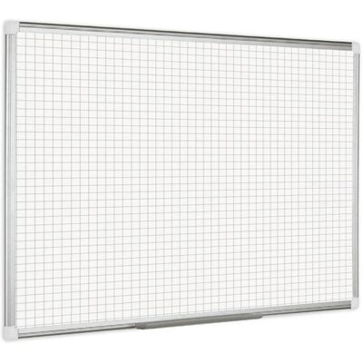 Bi-Office Whiteboard, Magnettafel mit Aufdruck, Quadrate/Gitter, nicht magnetisch, 1800 x 1200 mm Bi-Office Whiteboard, Magnettafel mit Aufdruck, Quadrate/Gitter, nicht magnetisch, 1800 x 1200 mm