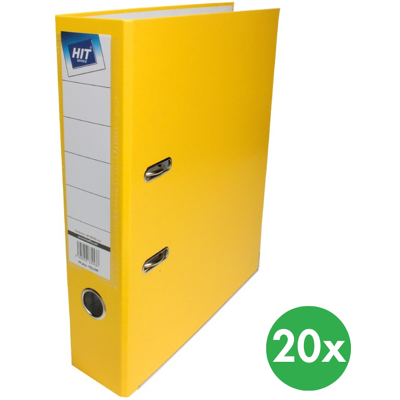 HIT Office Hebelordner 7,5 cm, gelb HIT Office Hebelordner 7,5 cm, gelb