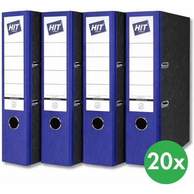 HIT Office Hebelordner mit farbigem Rücken - Breite 7,5 cm, blau HIT Office Hebelordner mit farbigem Rücken - Breite 7,5 cm, blau
