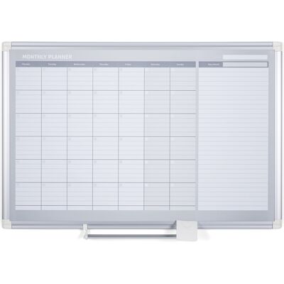 Bi-Office Monatsplaner LUX, magnetisch, Tage, 900 x 600 mm Bi-Office Monatsplaner LUX, magnetisch, Tage, 900 x 600 mm
