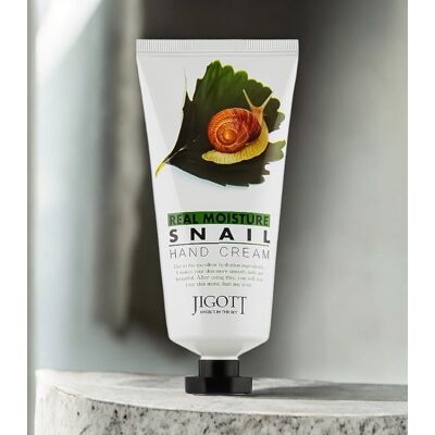 Jigott Real Moisture Snail Hand Cream – Handcreme 100 ml Jigott Real Moisture Snail Hand Cream – Handcreme 100 ml