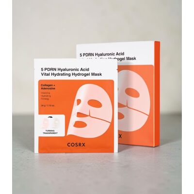 COSRX 5 PDRN Hyaluronic Acid Vital Hydrating Hydrogel Mask – Hydrogelmaske 34 g COSRX 5 PDRN Hyaluronic Acid Vital Hydrating Hydrogel Mask – Hydrogelmaske 34 g