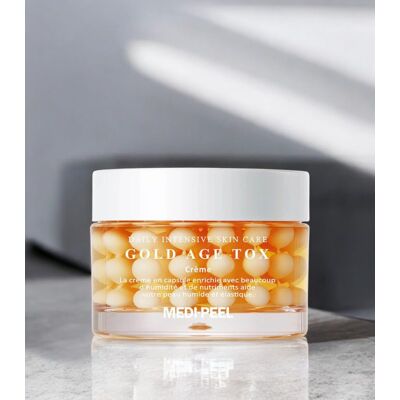 LANTALE Gold Age Tox Creme Medi-Peel 50 ml - Verjüngende Kapselcreme mit Seidenextrakt LANTALE Gold Age Tox Creme Medi-Peel 50 ml - Verjüngende Kapselcreme mit Seidenextrakt
