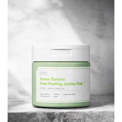Sungboon Editor Green Tomato Pore Peeling Jumbo Pad – Peeling-Pads, 60 Stück/180 ml Sungboon Editor Green Tomato Pore Peeling Jumbo Pad – Peeling-Pads, 60 Stück/180 ml