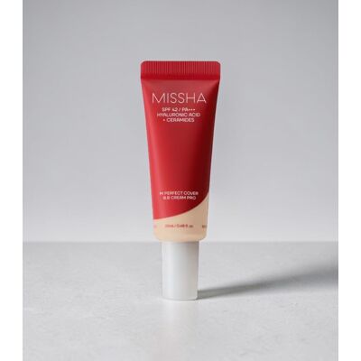 Missha M Perfect Cover B.B. Cream Pro No.21 Light Beige 20 ml Missha M Perfect Cover B.B. Cream Pro No.21 Light Beige 20 ml