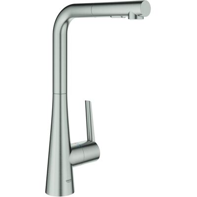 Grohe EH-Spültischbatterie Zedra 32553_2 L-Auslauf auszb. Spülbrause supersteel, 32553DC2 32553DC2 Grohe EH-Spültischbatterie Zedra 32553_2 L-Auslauf auszb. Spülbrause supersteel, 32553DC2 32553DC2
