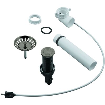 Grohe Zugstangen-Ablaufgarnitur 40986 Push-Exzenter f. Spülen hard graph. geb., 40986AL0 40986AL0 Grohe Zugstangen-Ablaufgarnitur 40986 Push-Exzenter f. Spülen hard graph. geb., 40986AL0 40986AL0