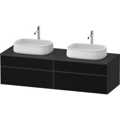 Duravit Zencha Konsolenwaschtischunterbau wandhängend Graphit & Schwarz Linienstruktur n/a & Superma ZE4825B63800000 Duravit Zencha Konsolenwaschtischunterbau wandhängend Graphit & Schwarz Linienstruktur n/a & Superma ZE4825B63800000