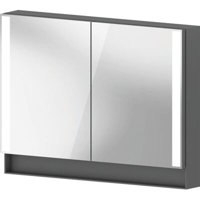 Duravit Graphit Spiegelschrank - Sensor, Einstellbares Licht, 2 Glasböden Duravit Graphit Spiegelschrank - Sensor, Einstellbares Licht, 2 Glasböden
