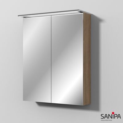 Sanipa Reflection Spiegelschrank MALTE 60 mit LED-Leuchte - Badmöbel Sanipa Reflection Spiegelschrank MALTE 60 mit LED-Leuchte - Badmöbel
