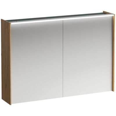 LAUFEN Lani Spiegelschrank mit LED-Licht - 2 Türen, 1020x210x715mm LAUFEN Lani Spiegelschrank mit LED-Licht - 2 Türen, 1020x210x715mm
