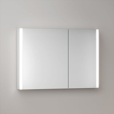 KEUCO Royal Atlas LED Spiegelschrank 100 x 71 x 12,7 cm mit 2 Türen, asymmetrisch, Spiegelheizung, A 211201450043 KEUCO Royal Atlas LED Spiegelschrank 100 x 71 x 12,7 cm mit 2 Türen, asymmetrisch, Spiegelheizung, A 211201450043