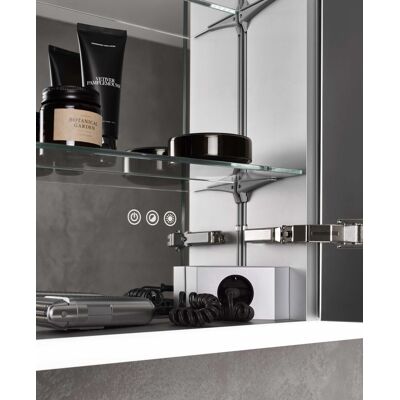 Emco Prime Facelift LED-Spiegelschrank - Aufputz, 600mm, Rechtsanschlag Emco Prime Facelift LED-Spiegelschrank - Aufputz, 600mm, Rechtsanschlag