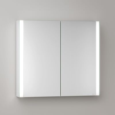 KEUCO Royal Atlas LED Spiegelschrank 80 x 71 x 12,7 cm mit 2 Türen, Aufputz 211201450026 KEUCO Royal Atlas LED Spiegelschrank 80 x 71 x 12,7 cm mit 2 Türen, Aufputz 211201450026