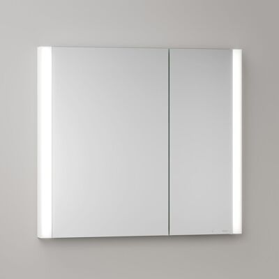 KEUCO Royal Atlas LED Spiegelschrank 80 x 71 x 11,5 cm mit 2 Türen, asymmetrisch, Unterputz 211201450088 KEUCO Royal Atlas LED Spiegelschrank 80 x 71 x 11,5 cm mit 2 Türen, asymmetrisch, Unterputz 211201450088