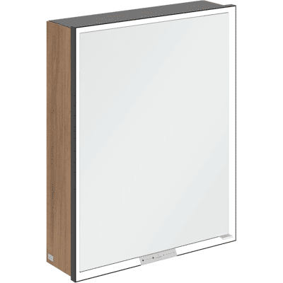 Villeroy & Boch Aufputz-Spiegelschrank My View+ B4816L 600x750x168mm m. Bel. Kansas Oak B4816LRH Villeroy & Boch Aufputz-Spiegelschrank My View+ B4816L 600x750x168mm m. Bel. Kansas Oak B4816LRH