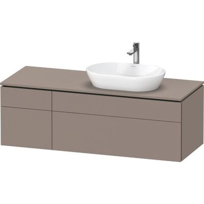 Duravit L-Cube Konsolenwaschtischunterbau wandhängend Basalt Matt 1420x550x482 mm - LC4875043430000 LC4875043430000 Duravit L-Cube Konsolenwaschtischunterbau wandhängend Basalt Matt 1420x550x482 mm - LC4875043430000 LC4875043430000