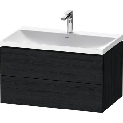 Duravit L-Cube c-shaped Set wandhängend Eiche Schwarz Matt 800x480x480 mm - LC6951O16160000 LC6951O16160000 Duravit L-Cube c-shaped Set wandhängend Eiche Schwarz Matt 800x480x480 mm - LC6951O16160000 LC6951O16160000