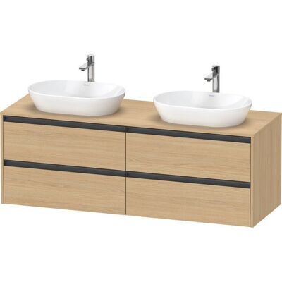 Duravit Ketho.2 Wandhängender Konsolenwaschtischunterbau - Badezimmermöbel Duravit Ketho.2 Wandhängender Konsolenwaschtischunterbau - Badezimmermöbel