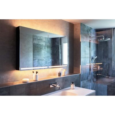 W. Schneider GmbH Schneider GRACELINE LED Lichtspiegelschrank - Verstellbares Weißlicht - 130x70cm W. Schneider GmbH Schneider GRACELINE LED Lichtspiegelschrank - Verstellbares Weißlicht - 130x70cm