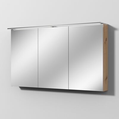 Sanipa Malte 130 Natur Touch Eiche Spiegelschrank mit LED-Licht Sanipa Malte 130 Natur Touch Eiche Spiegelschrank mit LED-Licht