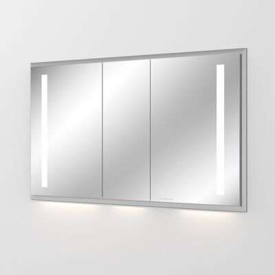 Sanipa Reflection Aluminium-Wandspiegelschrank WILMA 135 mit LED-Beleuchtung Sanipa Reflection Aluminium-Wandspiegelschrank WILMA 135 mit LED-Beleuchtung
