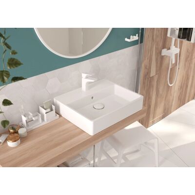 Deante Modell 500x600mm - Keramik-Waschtisch für Wandmontage Deante Modell 500x600mm - Keramik-Waschtisch für Wandmontage