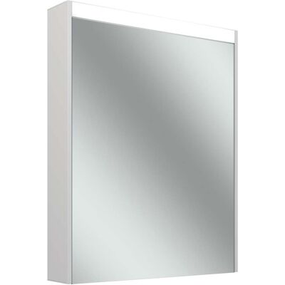 Schneider LED Spiegelschrank - 1 Tür, Weiss, 495mm Breite - LED, IP44 Schneider LED Spiegelschrank - 1 Tür, Weiss, 495mm Breite - LED, IP44