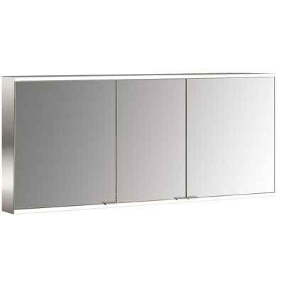 Emco Prime 2 Facelift LED Spiegelschrank - Aluminium, 1400mm, 3 Türen Emco Prime 2 Facelift LED Spiegelschrank - Aluminium, 1400mm, 3 Türen